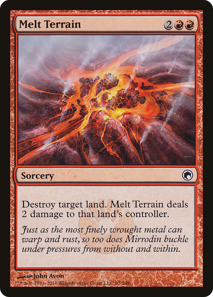 Melt Terrain (097) Foil - Scars of Mirrodin