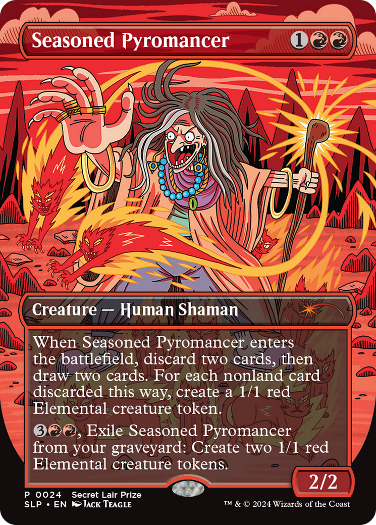 Seasoned Pyromancer (024) Foil - Secret Lair Showdown