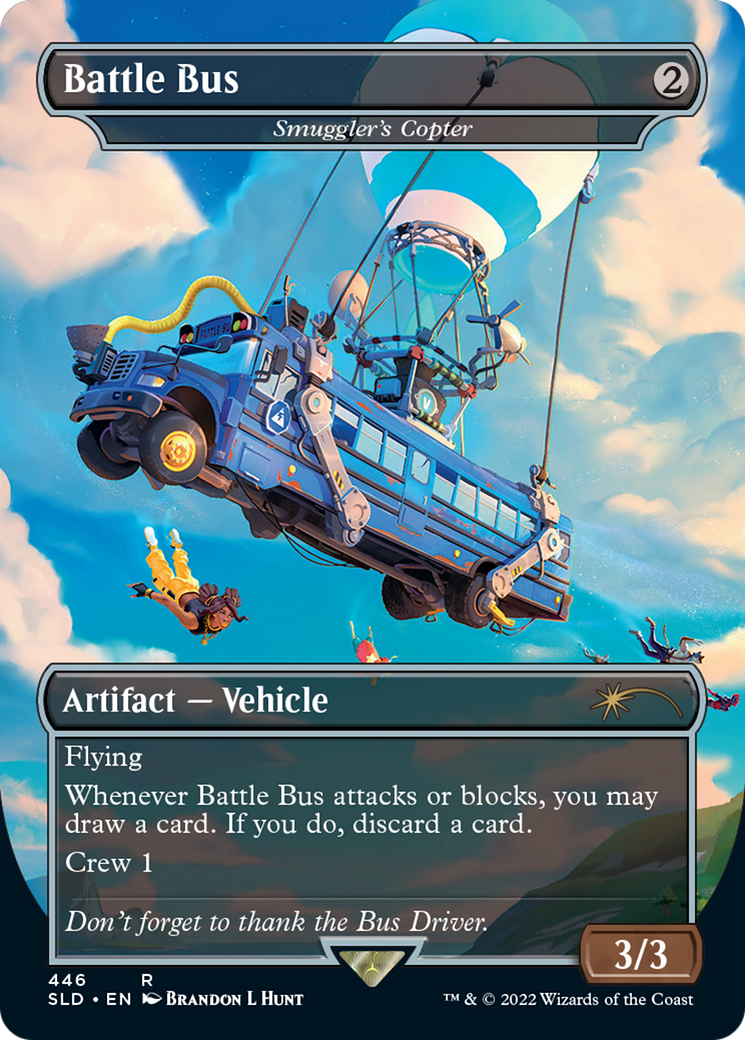 Battle Bus – Smuggler's Copter (446) Foil - Secret Lair Drop