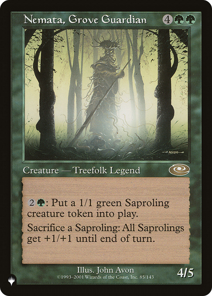 Nemata, Grove Guardian (Retro) (PLS-85) - The List