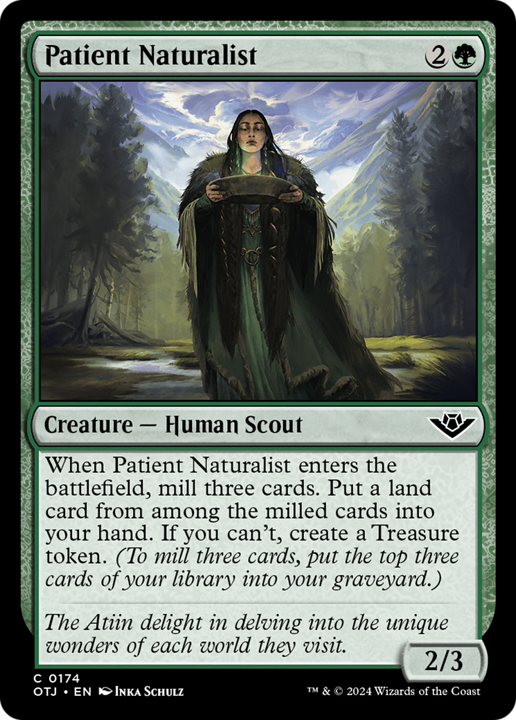 Patient Naturalist (174) Foil - Outlaws of Thunder Junction
