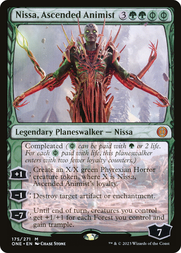 Nissa, Ascended Animist (175) Foil - Phyrexia: All Will Be One