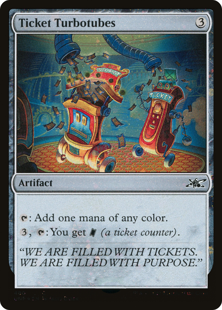 Ticket Turbotubes (Galaxy Foil) (480) Foil - Unfinity