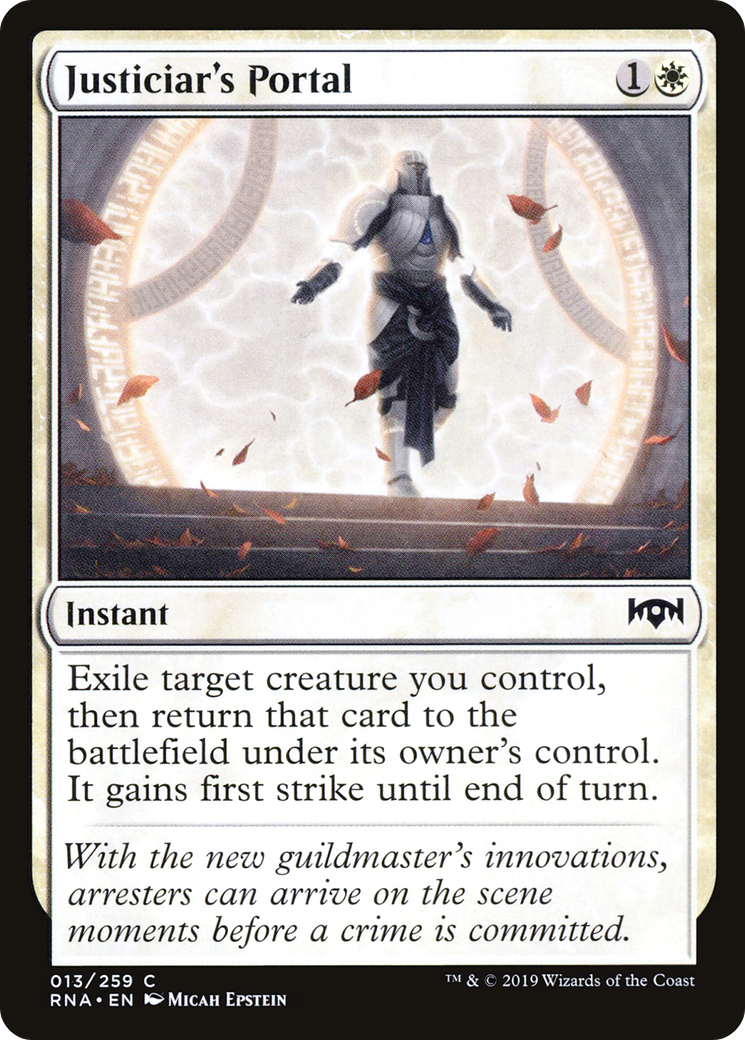 Justiciar's Portal (013) Foil - Ravnica Allegiance