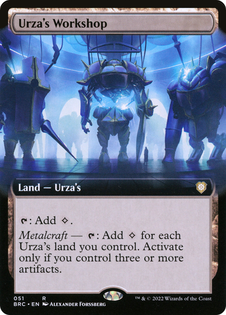 Urza's Workshop (Extended Art) (051) Foil - The Brothers' War Commander