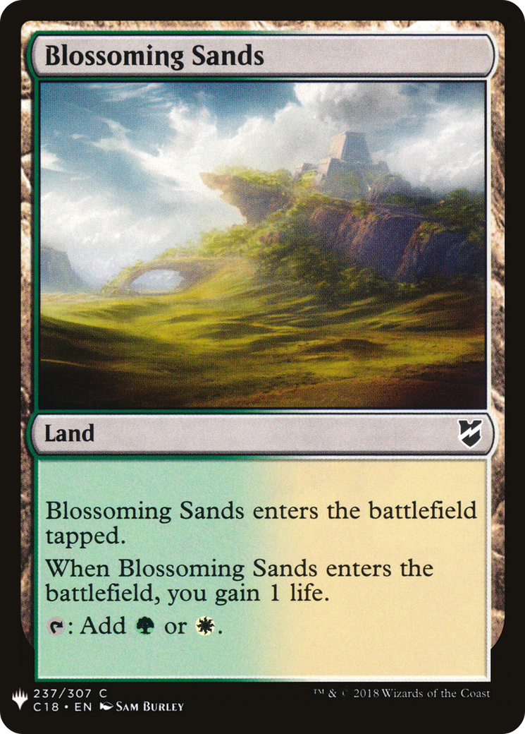Blossoming Sands (C18-237) - The List
