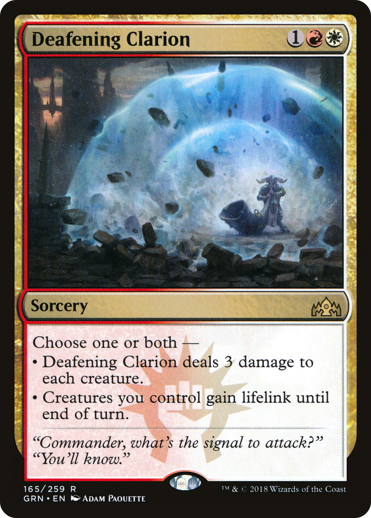 Deafening Clarion (165) Foil - Guilds of Ravnica
