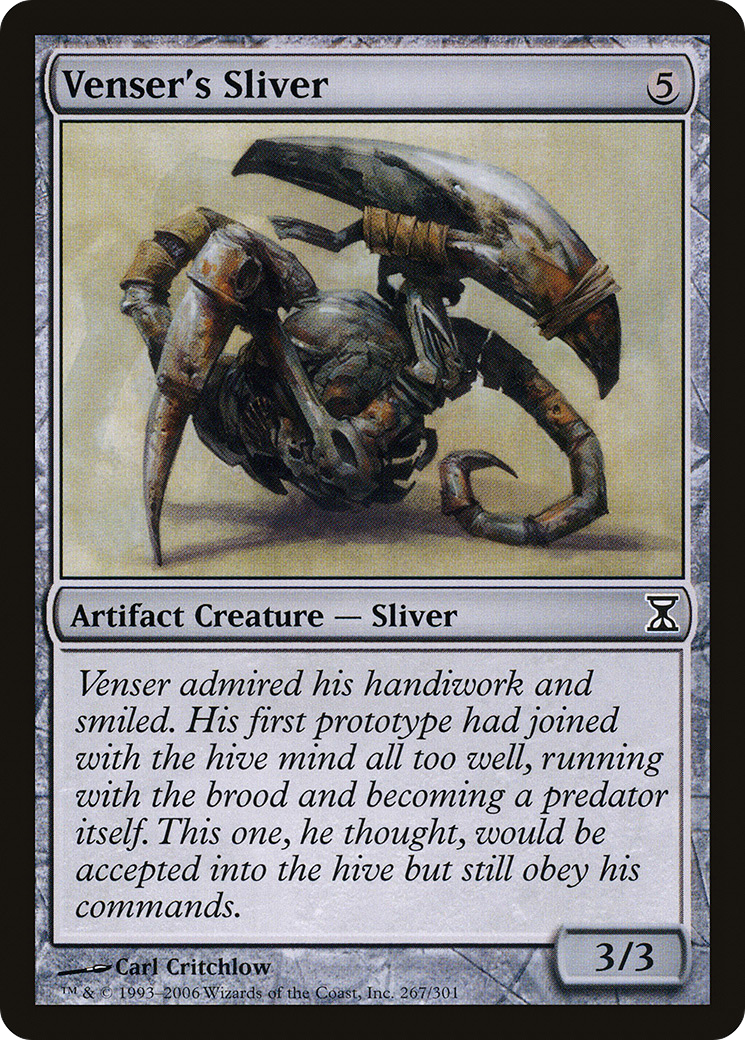 Venser's Sliver (267) Foil - Time Spiral