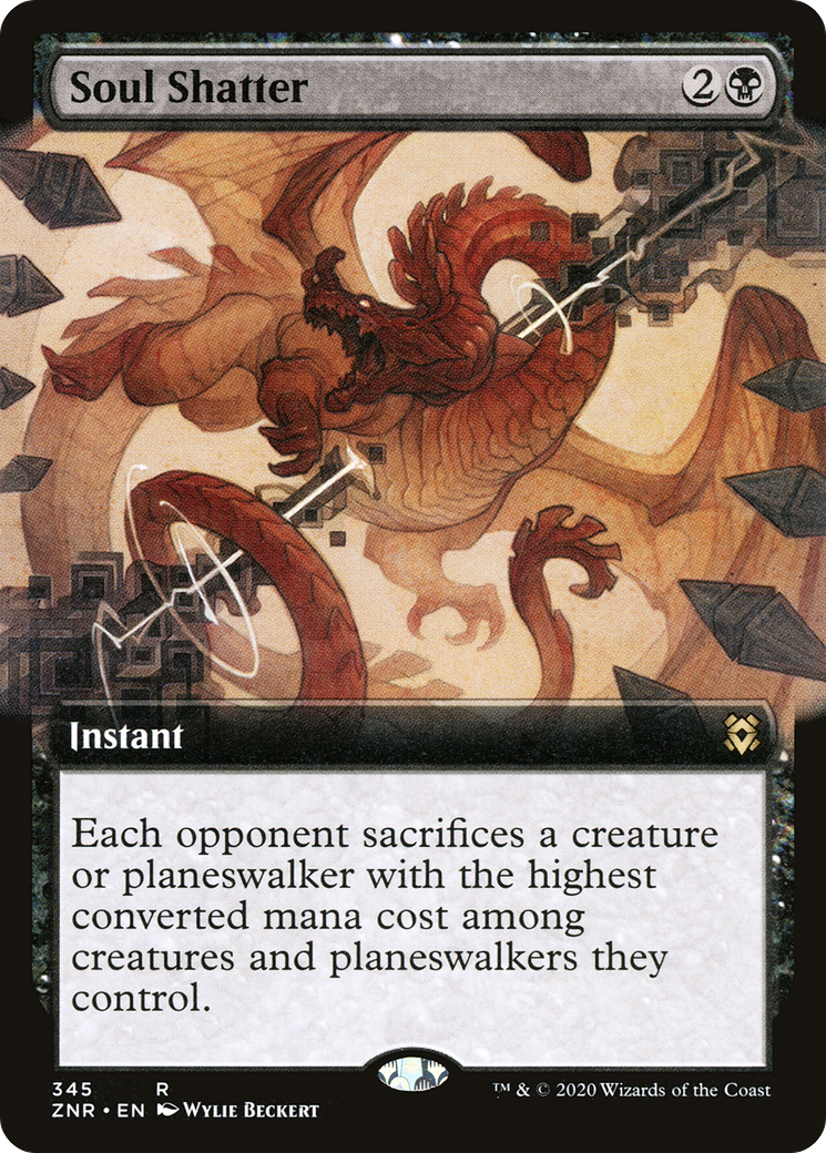 Soul Shatter (Extended Art) (345) Foil - Zendikar Rising