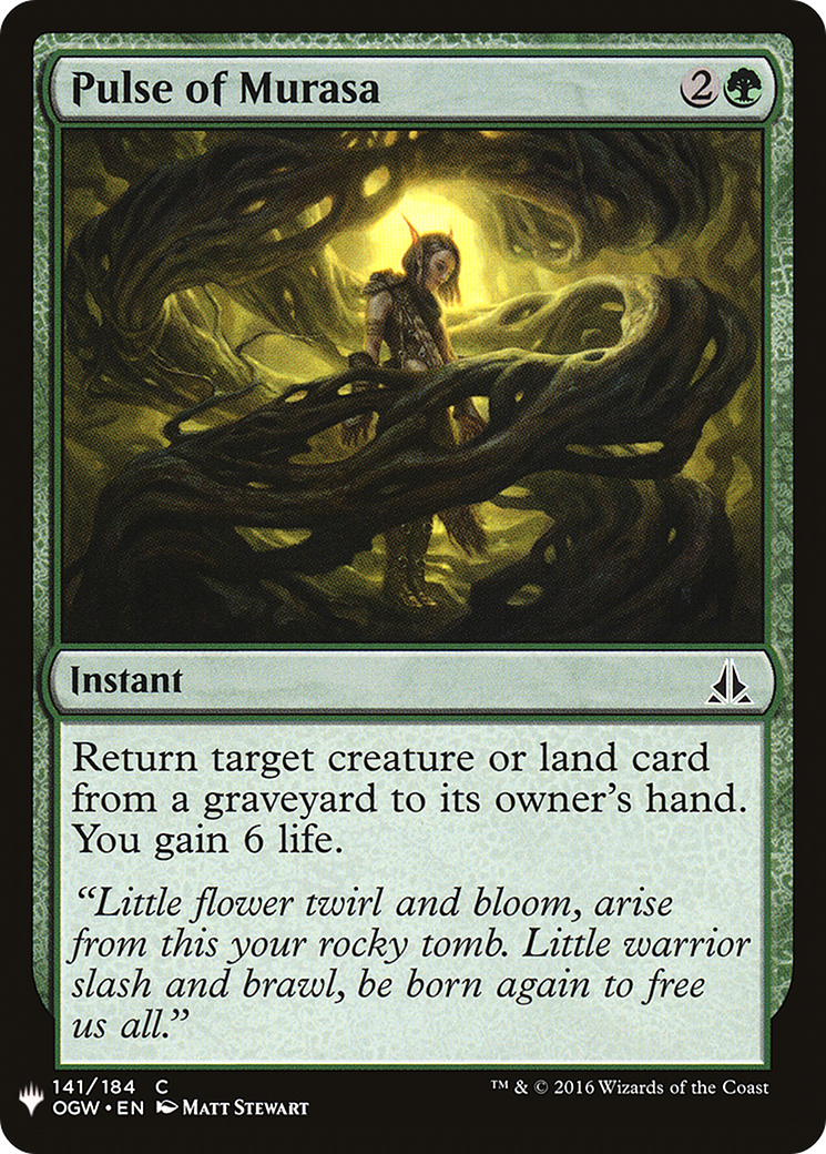 Pulse of Murasa (OGW-141) - The List