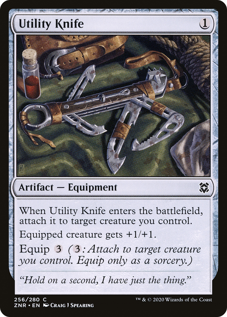 Utility Knife (256) - Zendikar Rising