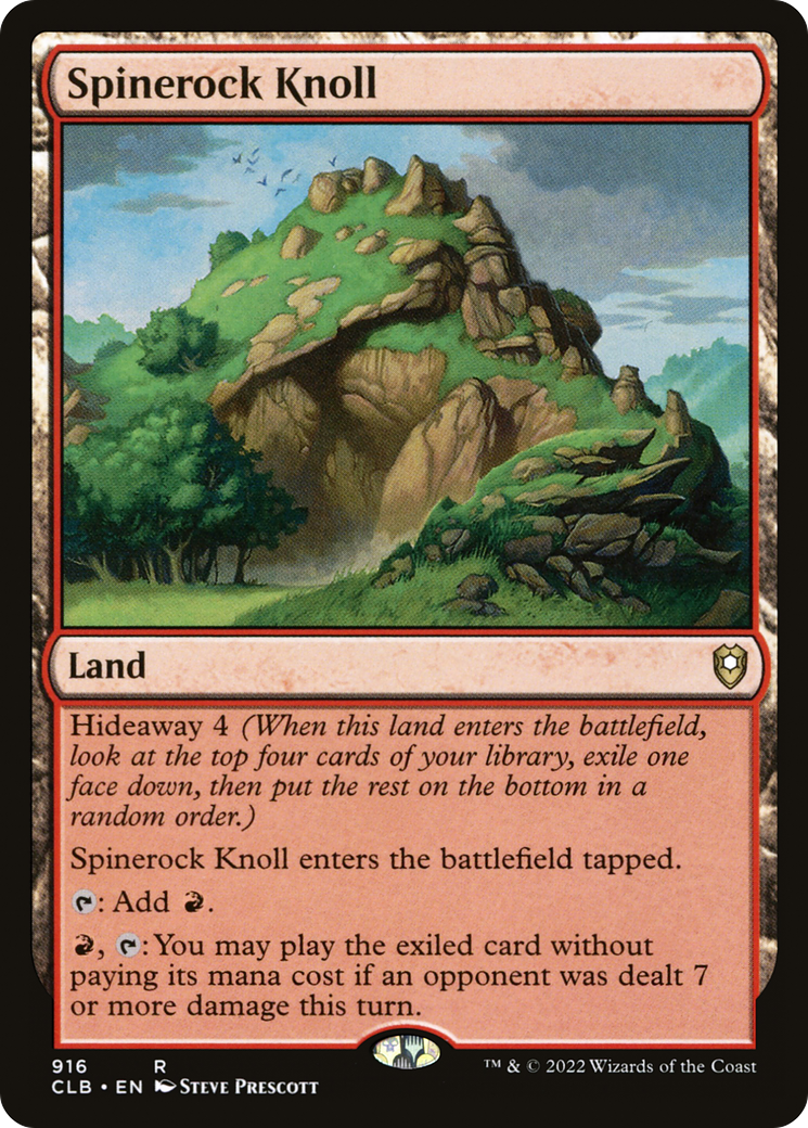 Spinerock Knoll (916) - Commander Legends: Battle for Baldur's Gate