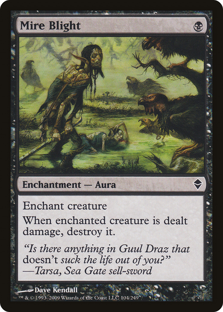 Mire Blight (104) Foil - Zendikar