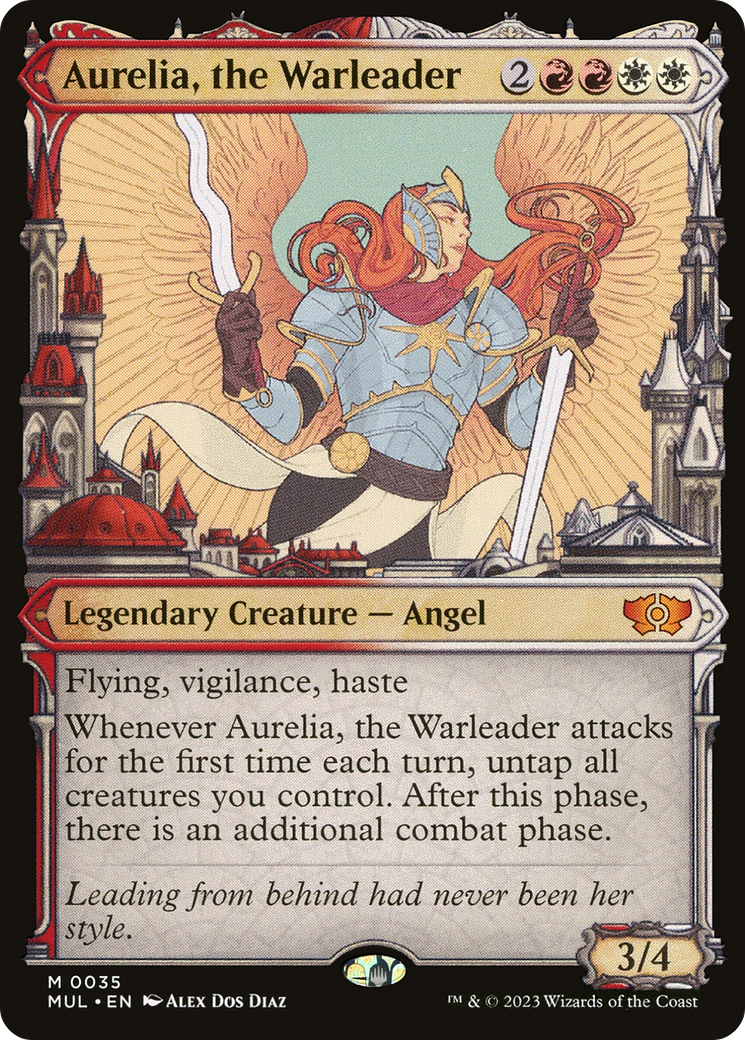 Aurelia, the Warleader (Showcase) (035) - Multiverse Legends