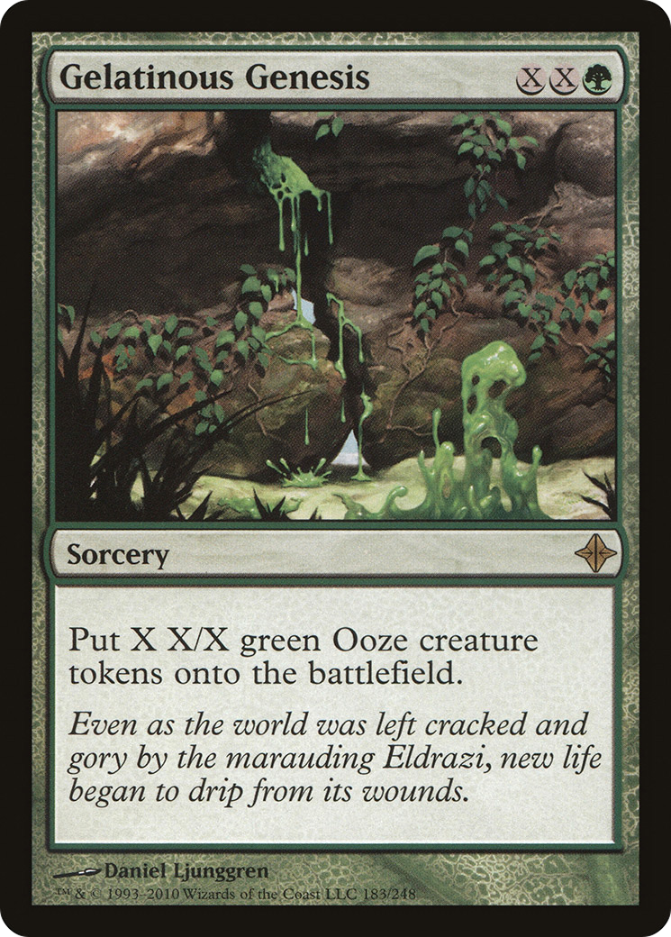 Gelatinous Genesis (183) Foil - Rise of the Eldrazi