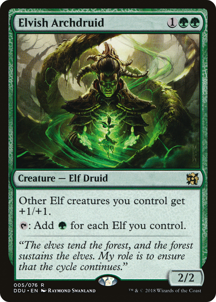 Elvish Archdruid (005) - Duel Decks: Elves vs. Inventors