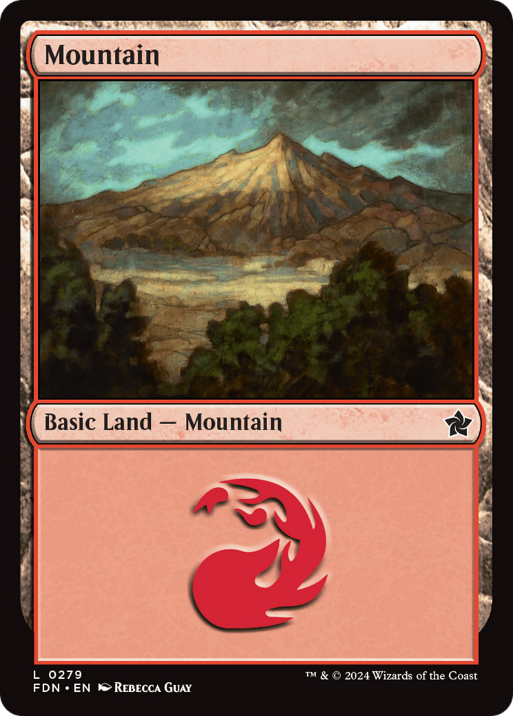 Mountain (279) Foil - Foundations