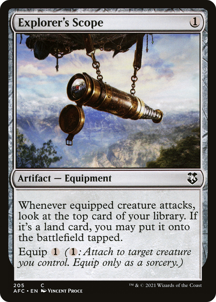 Explorer's Scope (205) - Forgotten Realms Commander