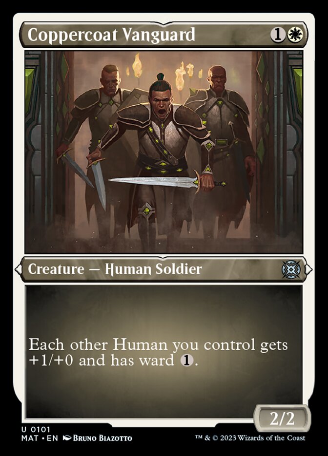 Coppercoat Vanguard (101) Foil - March of the Machine: The Aftermath
