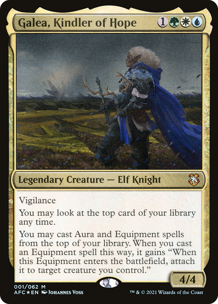Galea, Kindler of Hope (001) Foil - Forgotten Realms Commander