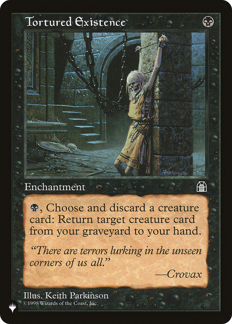 Tortured Existence (Retro) (STH-74) - The List