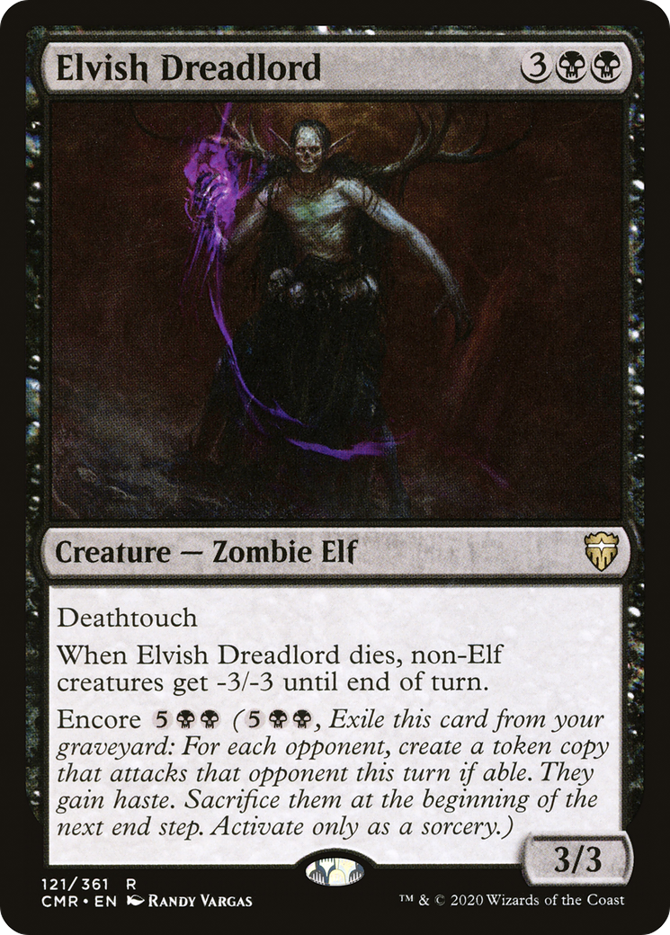 Elvish Dreadlord (121) Foil - Commander Legends