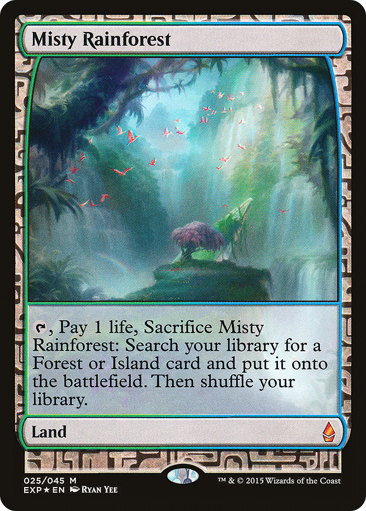 Misty Rainforest (025) Foil - Zendikar Expeditions