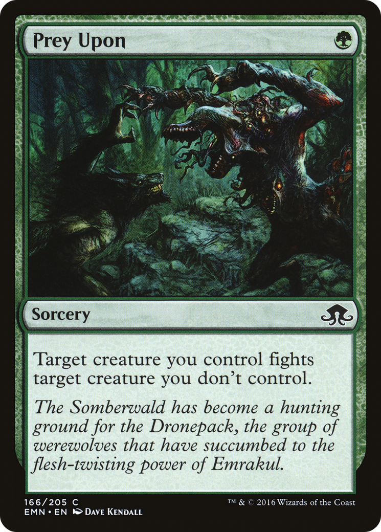 Prey Upon (166) Foil - Eldritch Moon