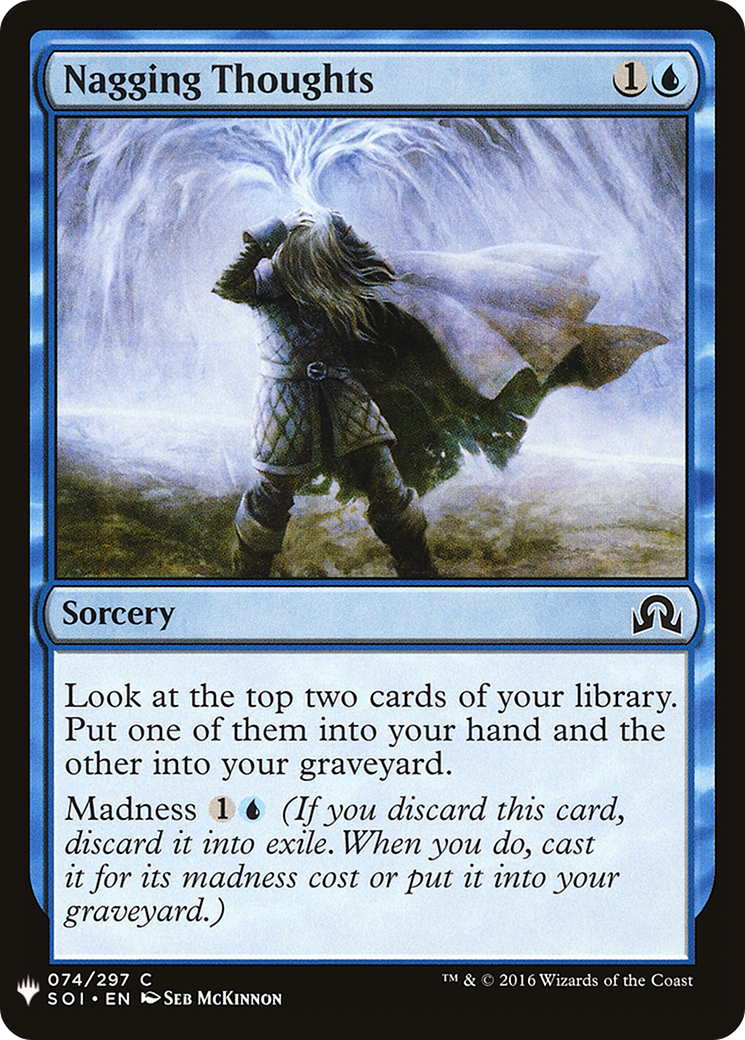 Nagging Thoughts (SOI-74) - The List