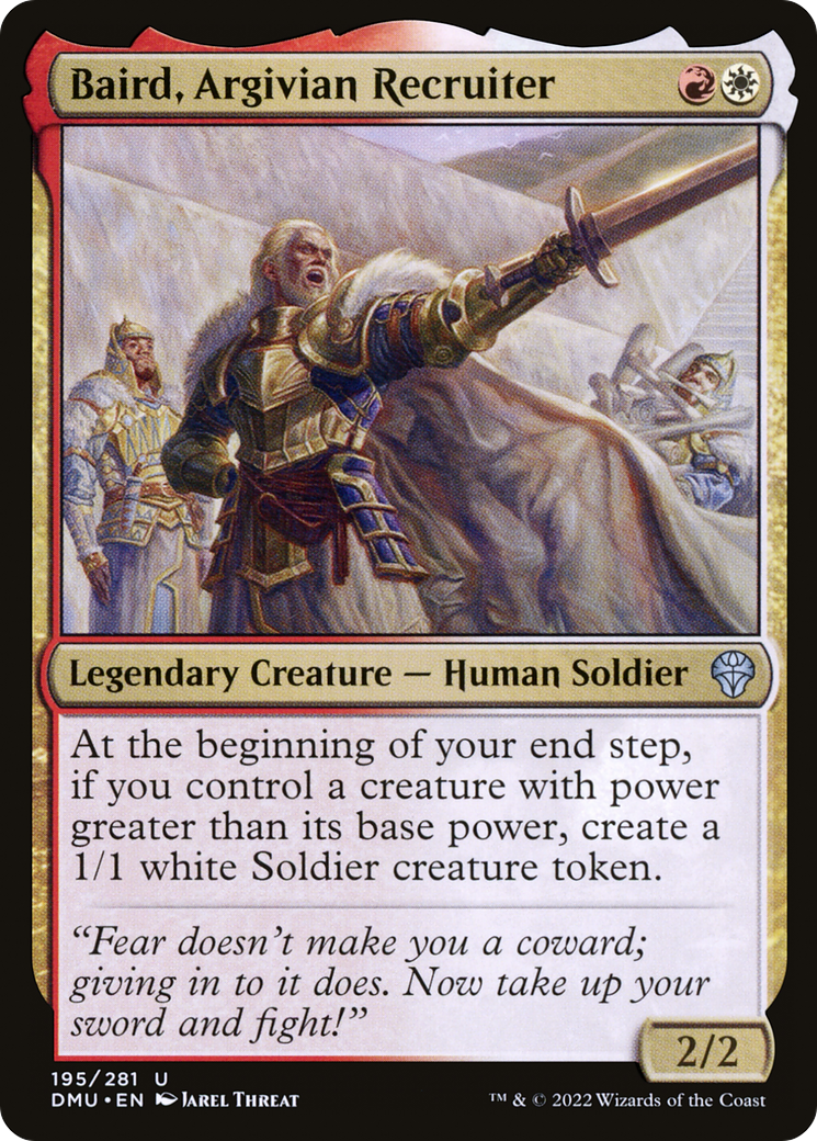 Baird, Argivian Recruiter (195) Foil - Dominaria United