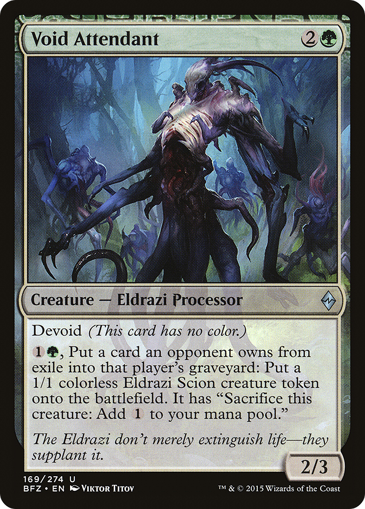 Void Attendant (169) Foil - Battle for Zendikar