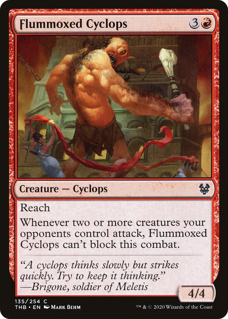 Flummoxed Cyclops (135) Foil - Theros Beyond Death