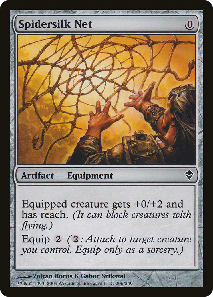 Spidersilk Net (206) Foil - Zendikar