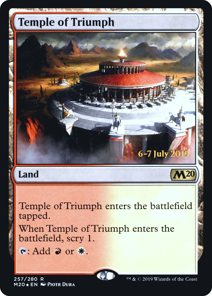 Temple of Triumph (M20) (257) Foil - Core Set 2020 Promos