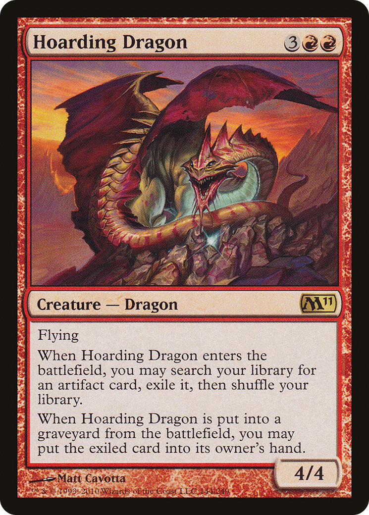 Hoarding Dragon (144) Foil - Magic 2011
