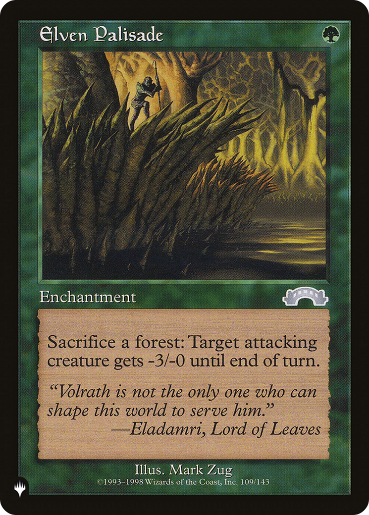 Elven Palisade (Retro) (EXO-109) - The List