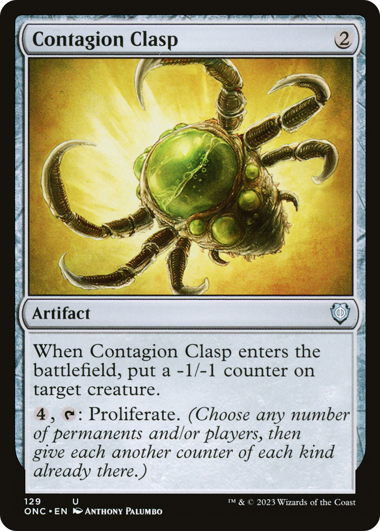 Contagion Clasp (129) - Phyrexia: All Will Be One Commander