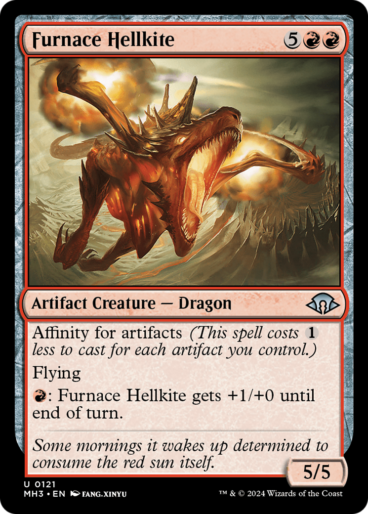 Furnace Hellkite (121) Foil - Modern Horizons 3