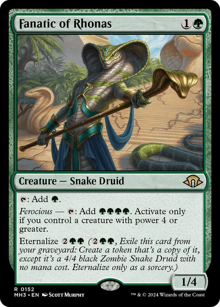 Fanatic of Rhonas (152) Foil - Modern Horizons 3