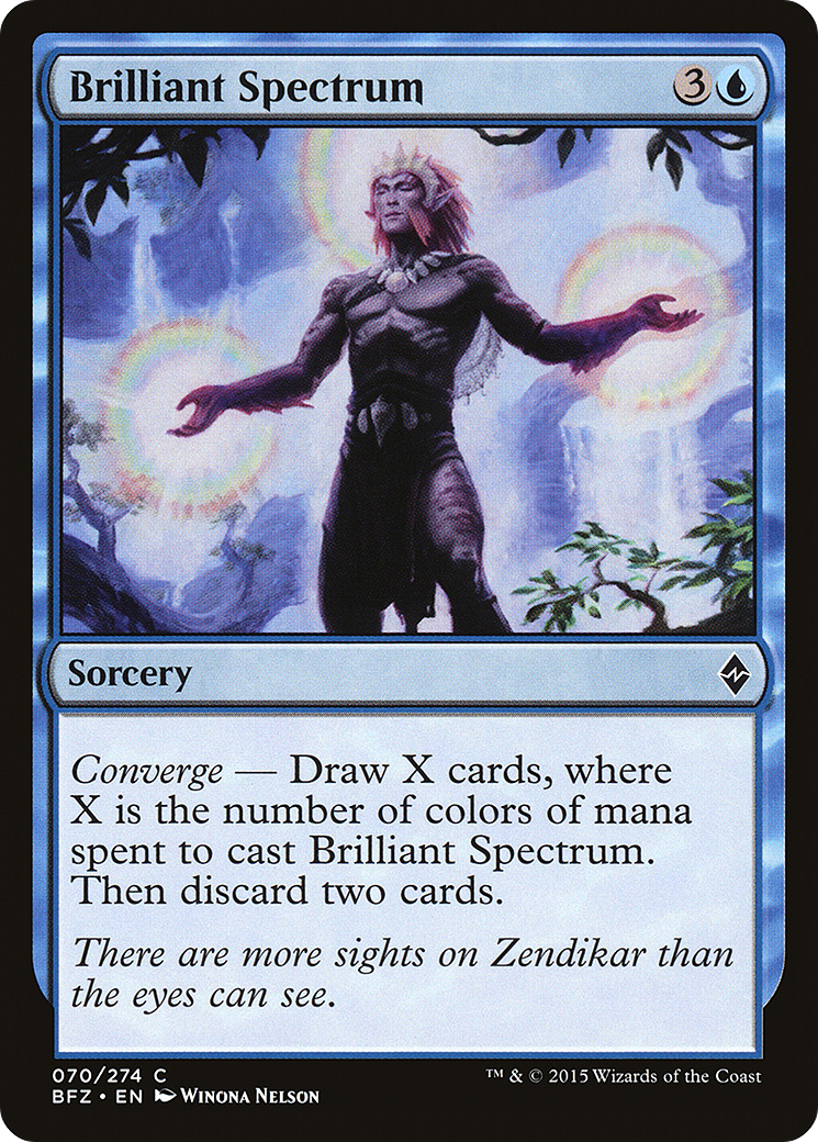 Brilliant Spectrum (070) Foil - Battle for Zendikar