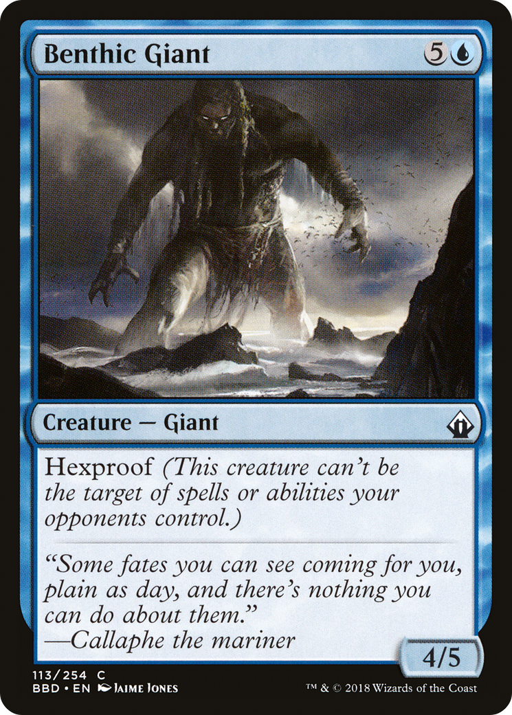 Benthic Giant (113) Foil - Battlebond