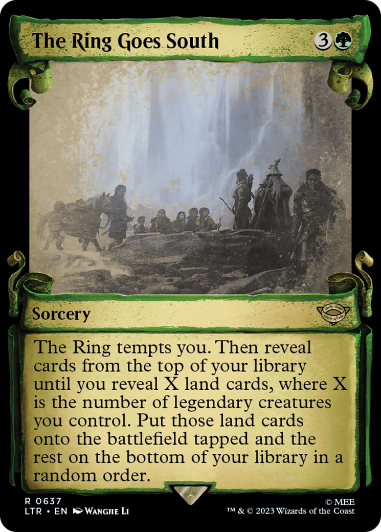 The Ring Goes South (Showcase Scrolls) (Showcase) (637) Foil - The Lord of the Rings: Tales of Middle-earth