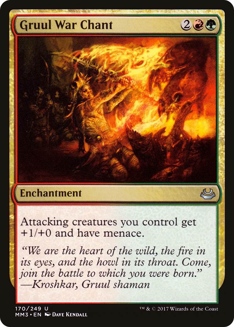 Gruul War Chant (170) - Modern Masters 2017