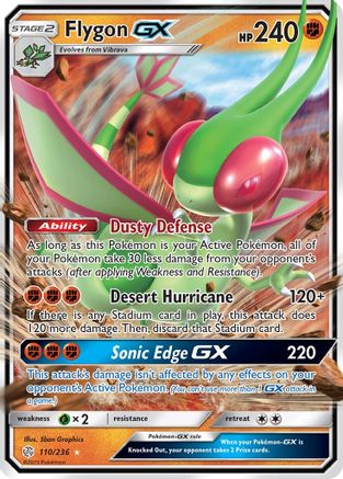 Flygon GX (110) Holofoil - SM Cosmic Eclipse