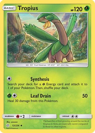 Tropius (12) Reverse Holofoil - Cosmic Eclipse