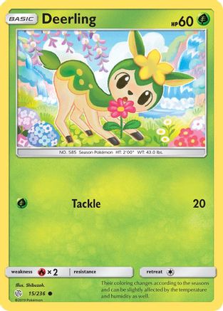 Deerling (15) Reverse Holofoil - Cosmic Eclipse