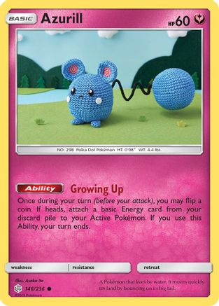 Azurill (146) Reverse Holofoil - Cosmic Eclipse