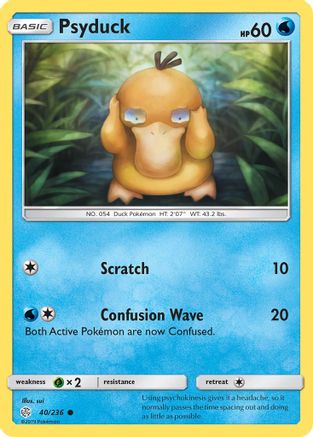 Psyduck (40) Reverse Holofoil - Cosmic Eclipse