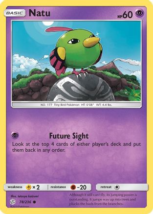 Natu (78) Reverse Holofoil - Cosmic Eclipse