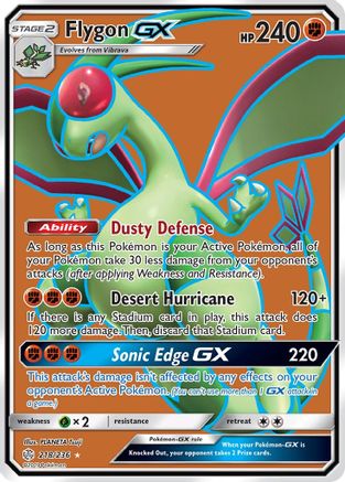 Flygon GX (Full Art) (218) Holofoil - Cosmic Eclipse